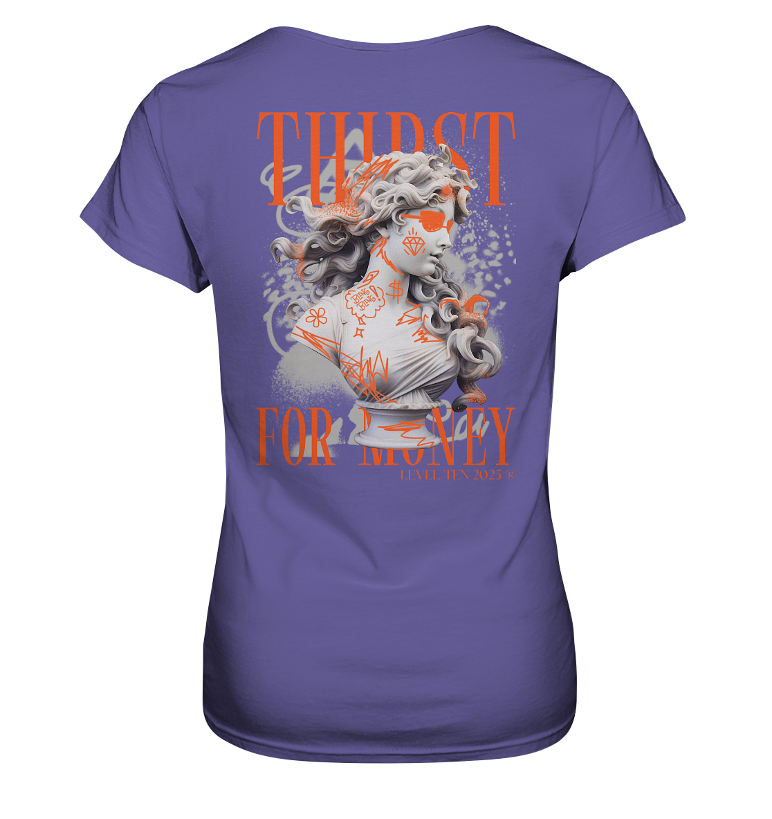 Thirst for Money - BACKPRINT - Ladies Premium Shirt