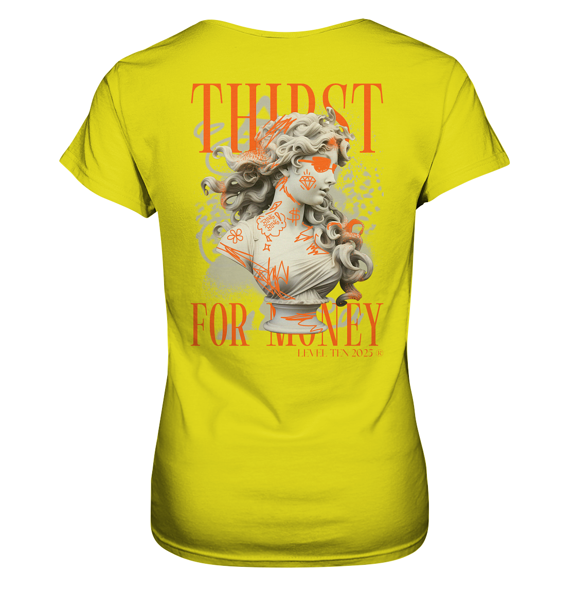Thirst for Money - BACKPRINT - Ladies Premium Shirt