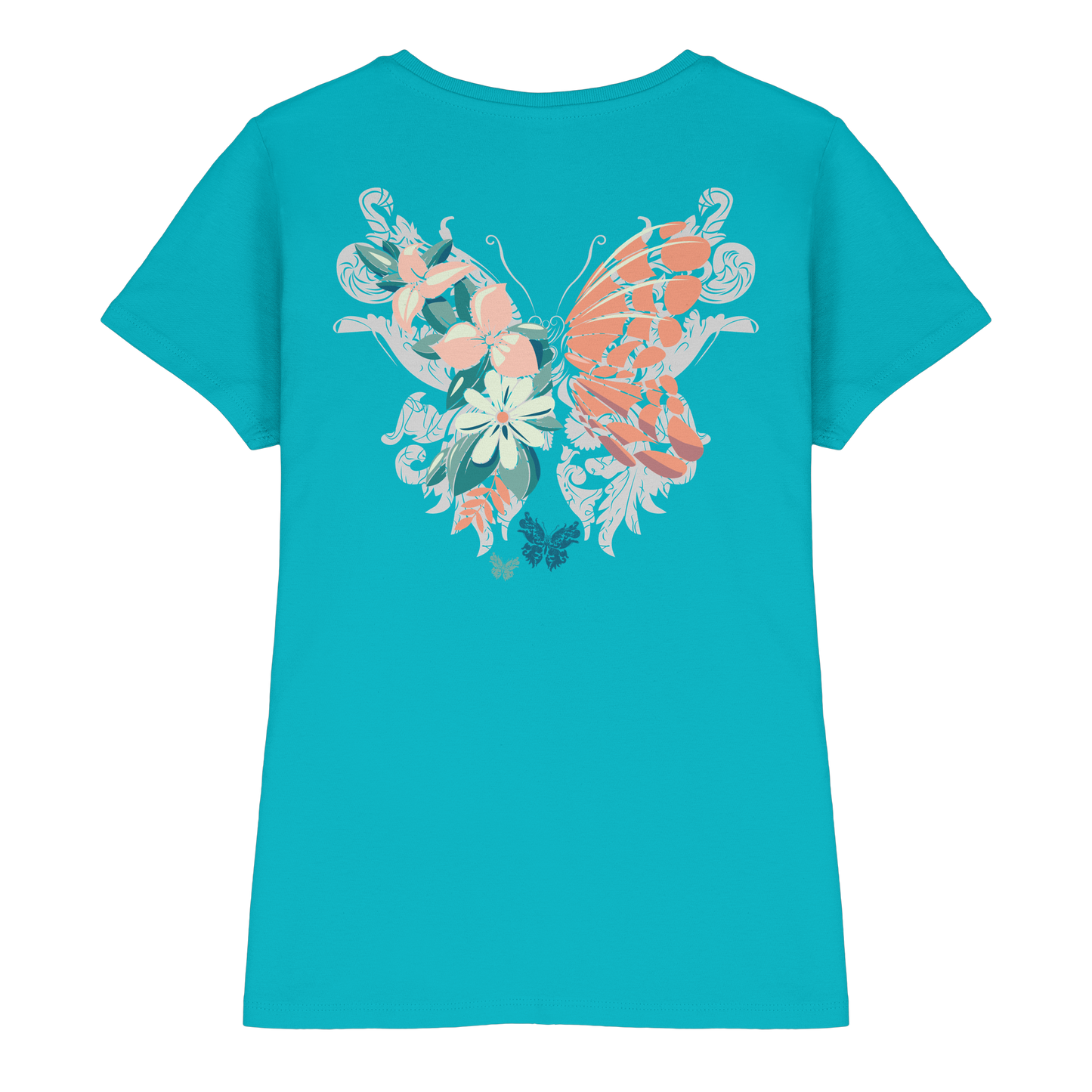 Butterfly - BACKPRINT - Ladies Premium Shirt