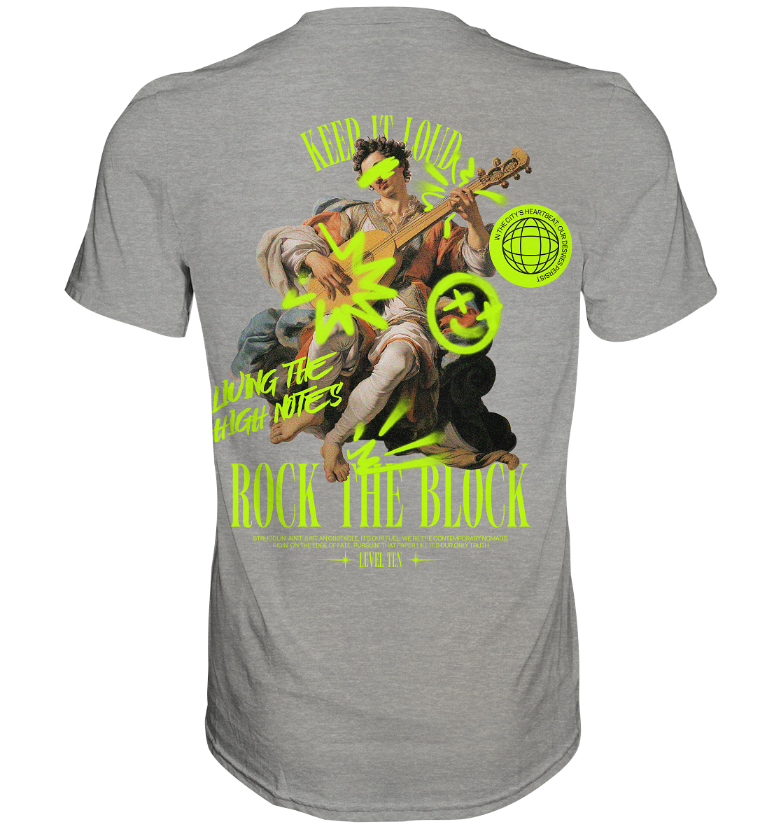 Rock the Block - BACKPRINT - Premium Shirt