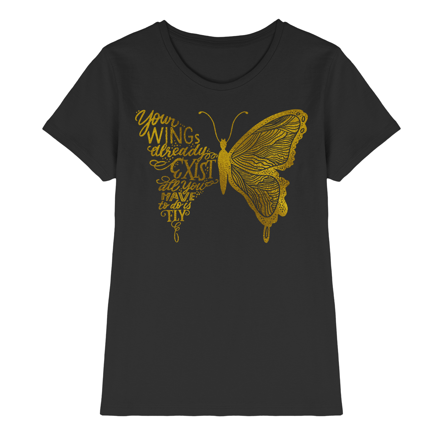 Butterlfy - Ladies Premium Shirt