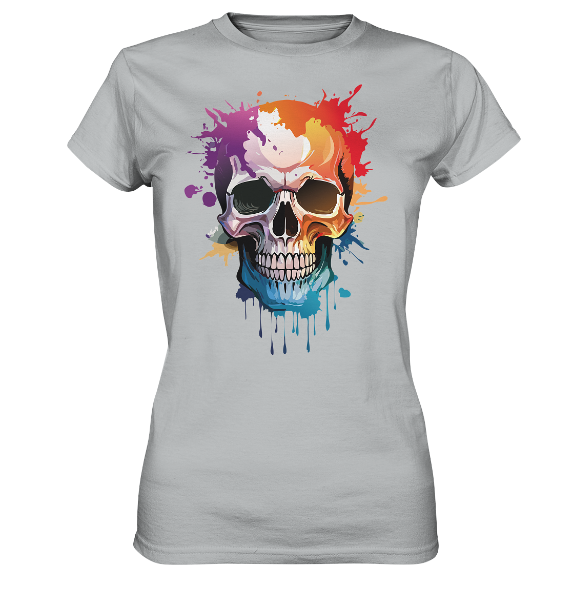 Skull SPLASHEdFOUR - Ladies Premium Shirt