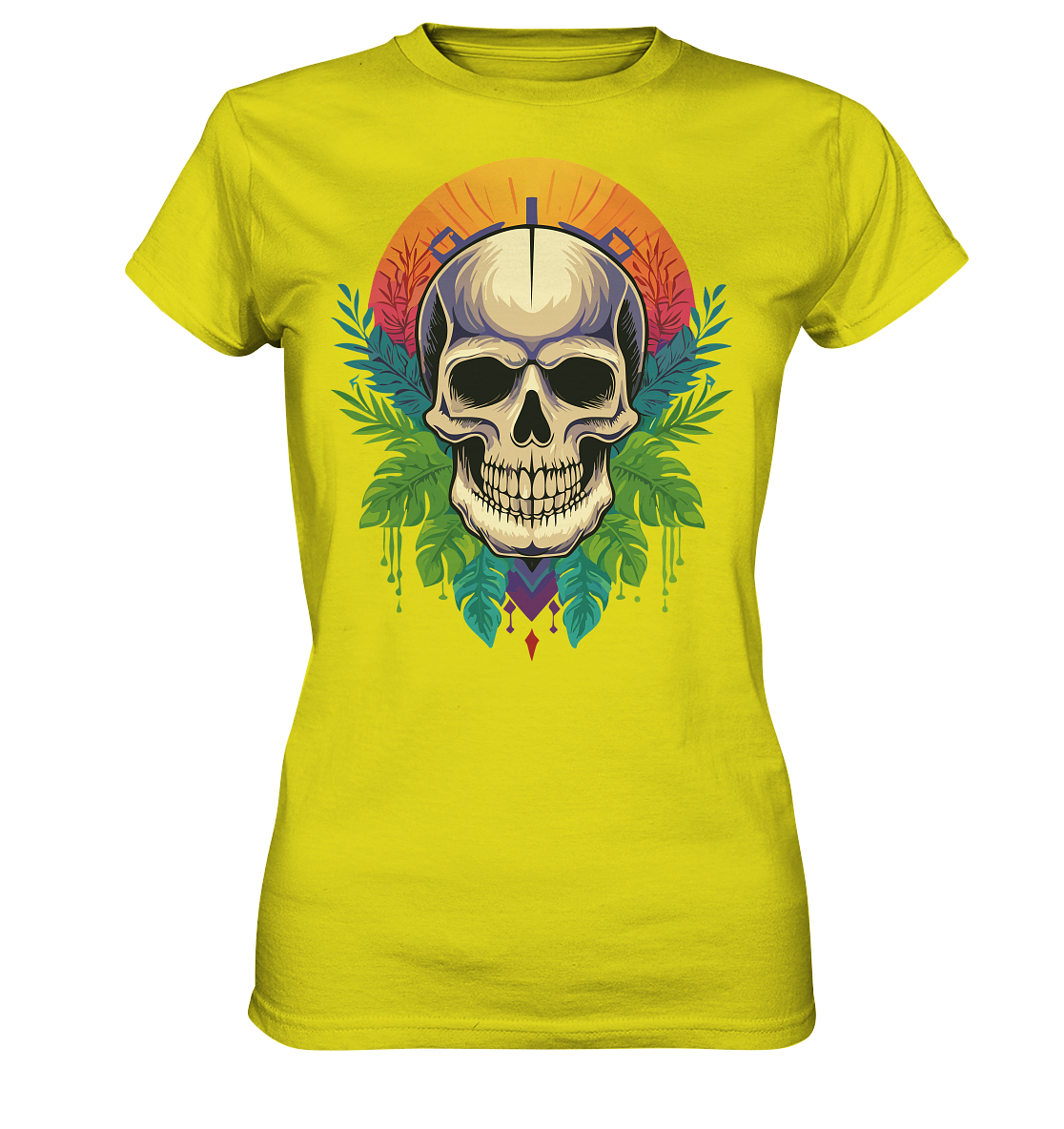 Skull SUN - Ladies Premium Shirt