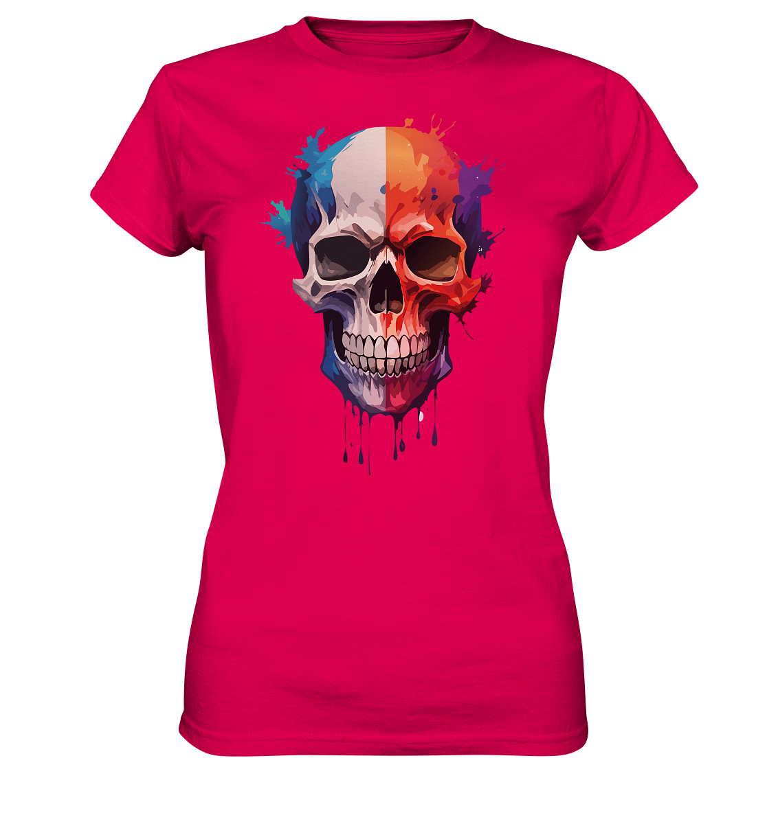 Skull SPLASHEdSIX - Ladies Premium Shirt