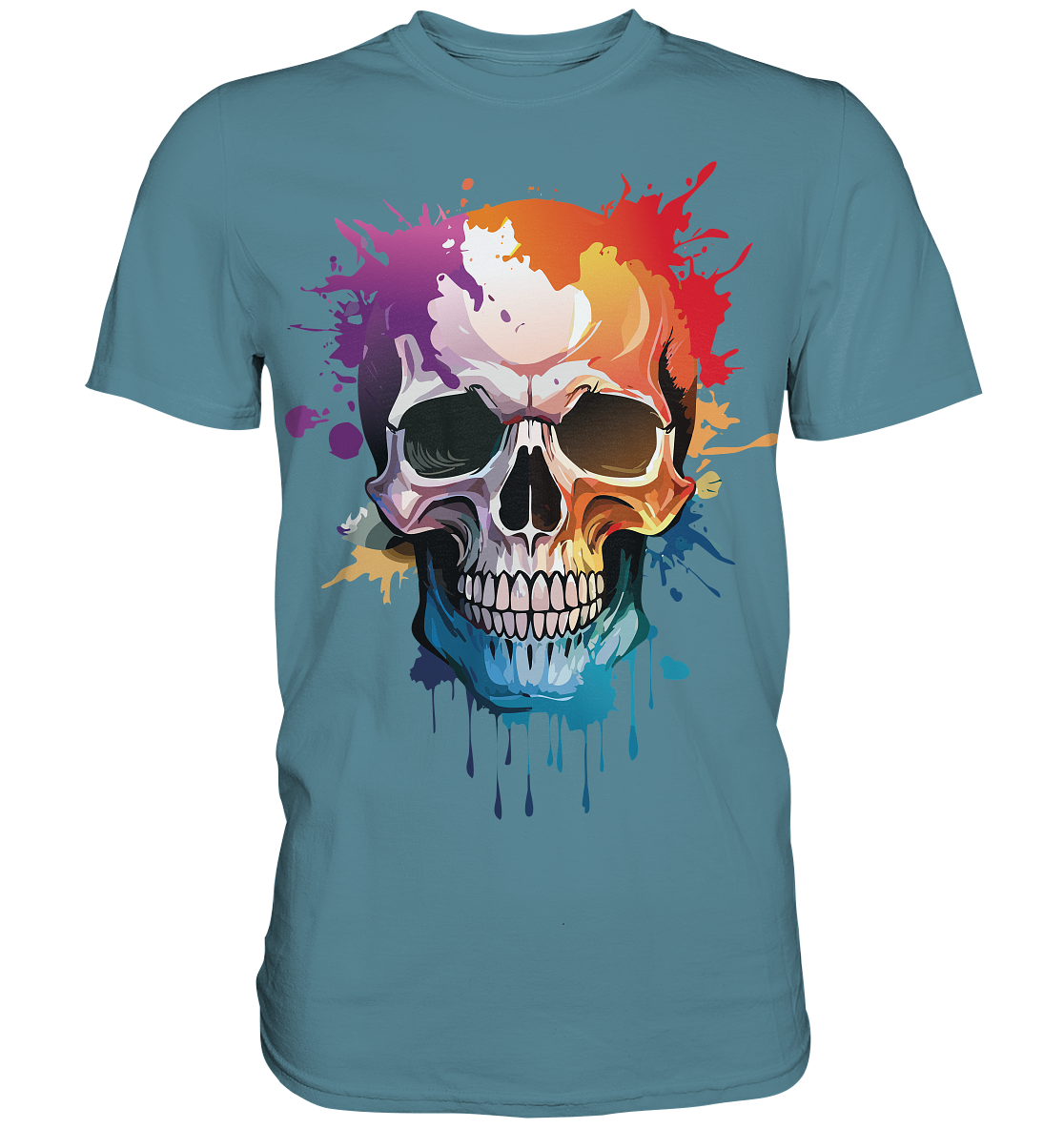 Skull SPLASHEdFOUR - Premium Shirt