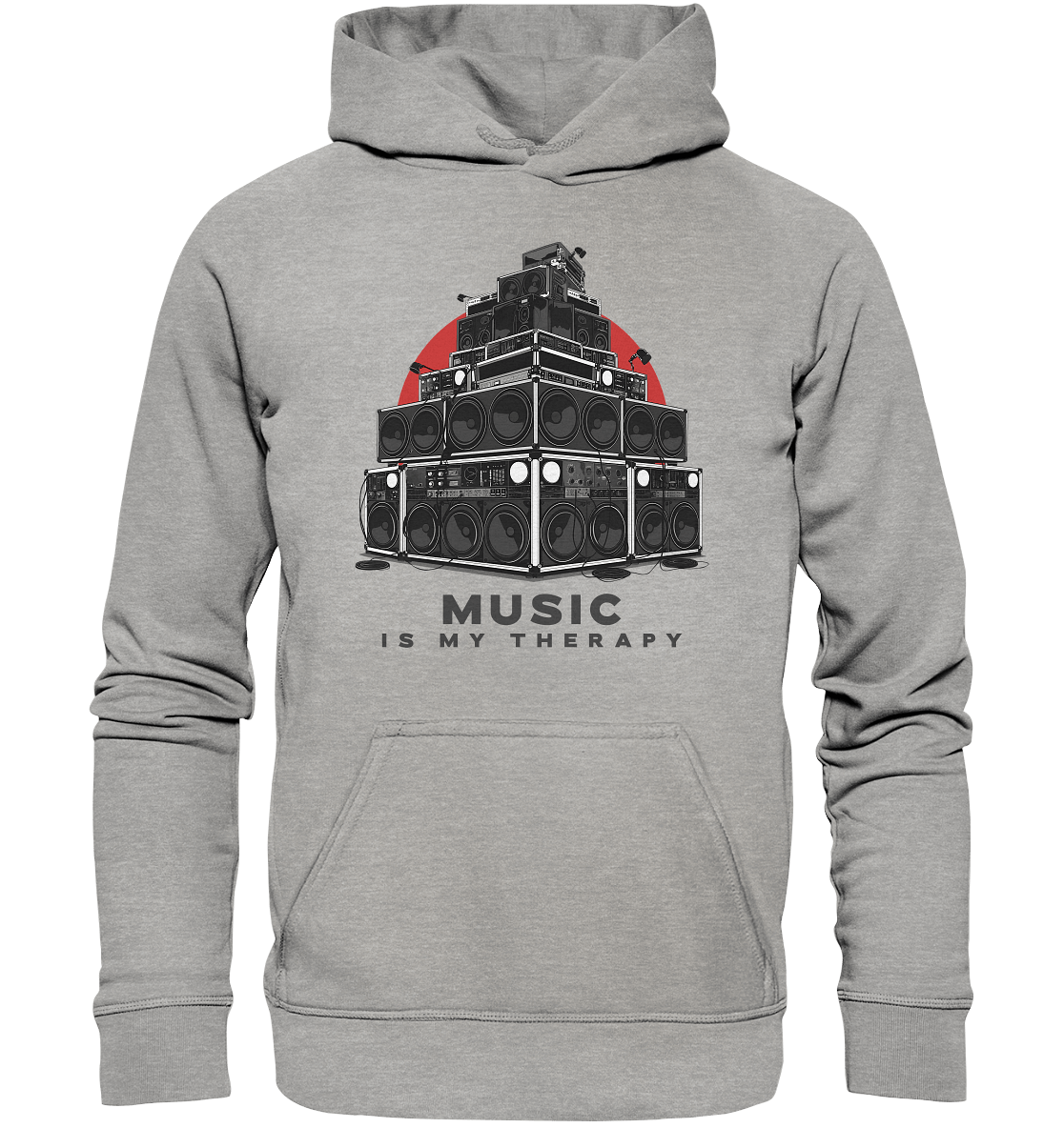 Music is my therapy - Basic Unisex Hoodie - Level TenHoodies
