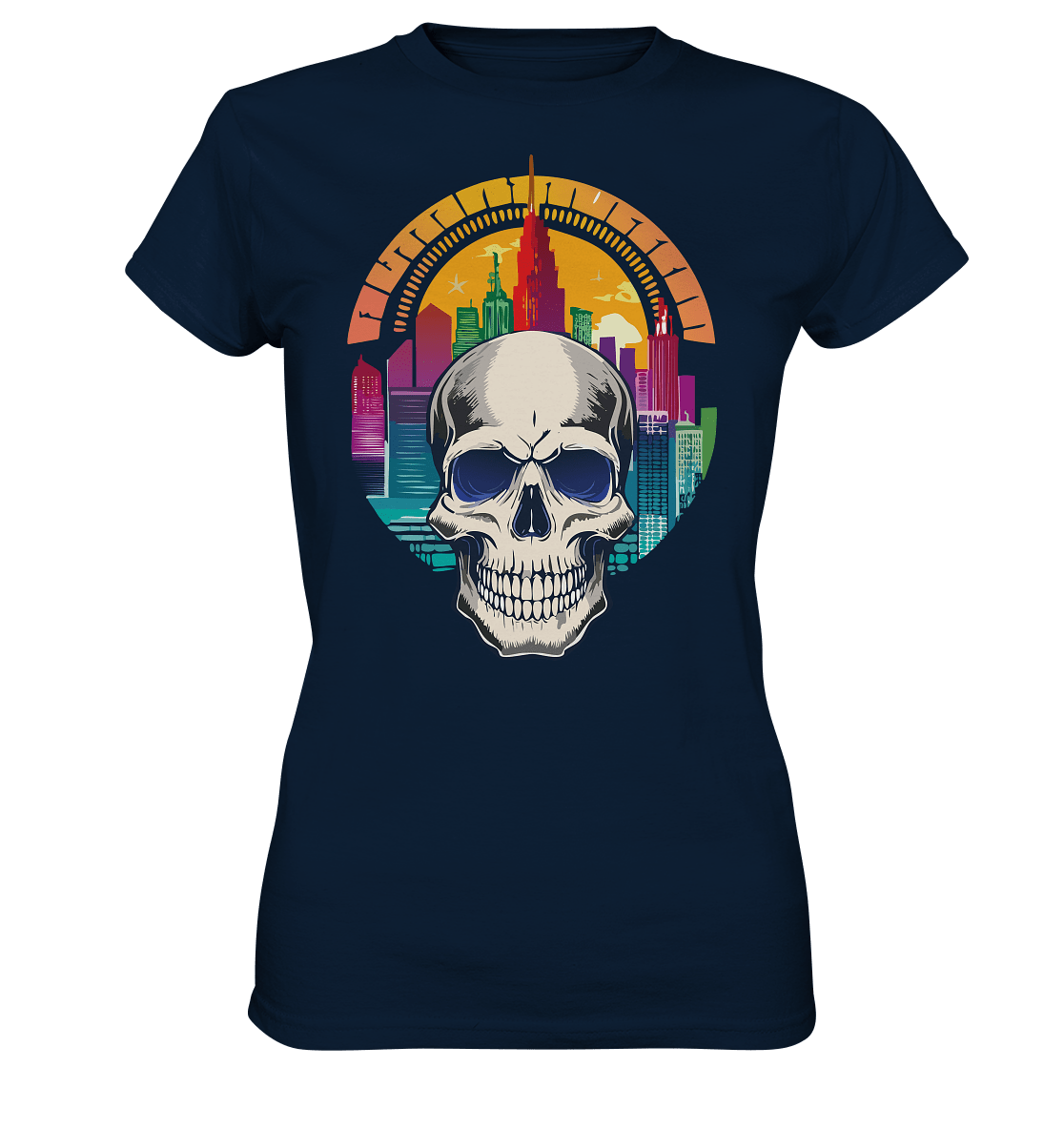 Skull CITY - Ladies Premium Shirt - Level TenLady - Shirts