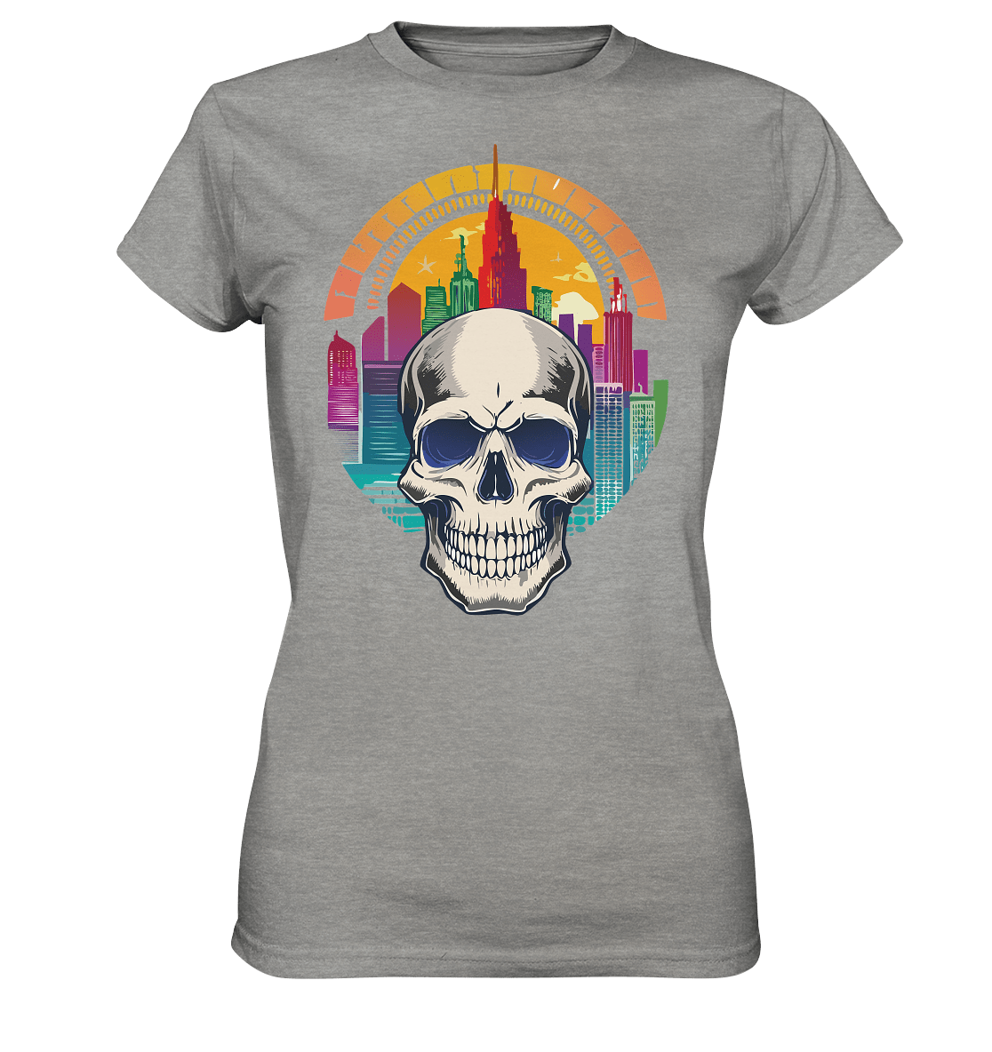 Skull CITY - Ladies Premium Shirt - Level TenLady - Shirts