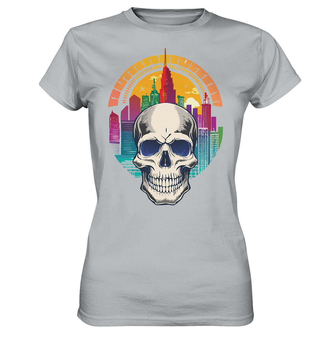 Skull CITY - Ladies Premium Shirt - Level TenLady - Shirts