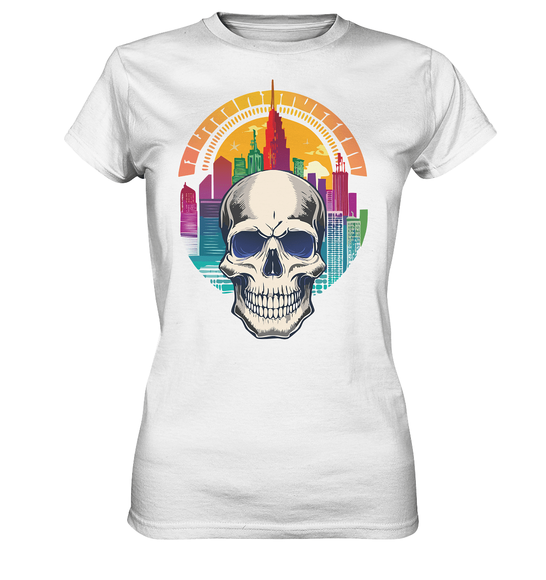 Skull CITY - Ladies Premium Shirt - Level TenLady - Shirts