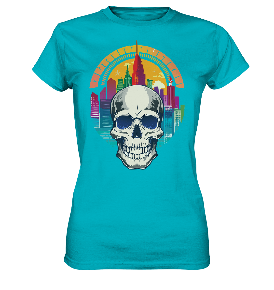 Skull CITY - Ladies Premium Shirt - Level TenLady - Shirts