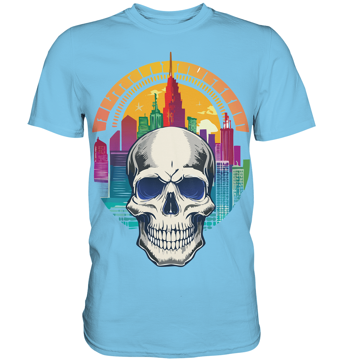 Skull CITY - Premium Shirt - Level TenUnisex - Shirts