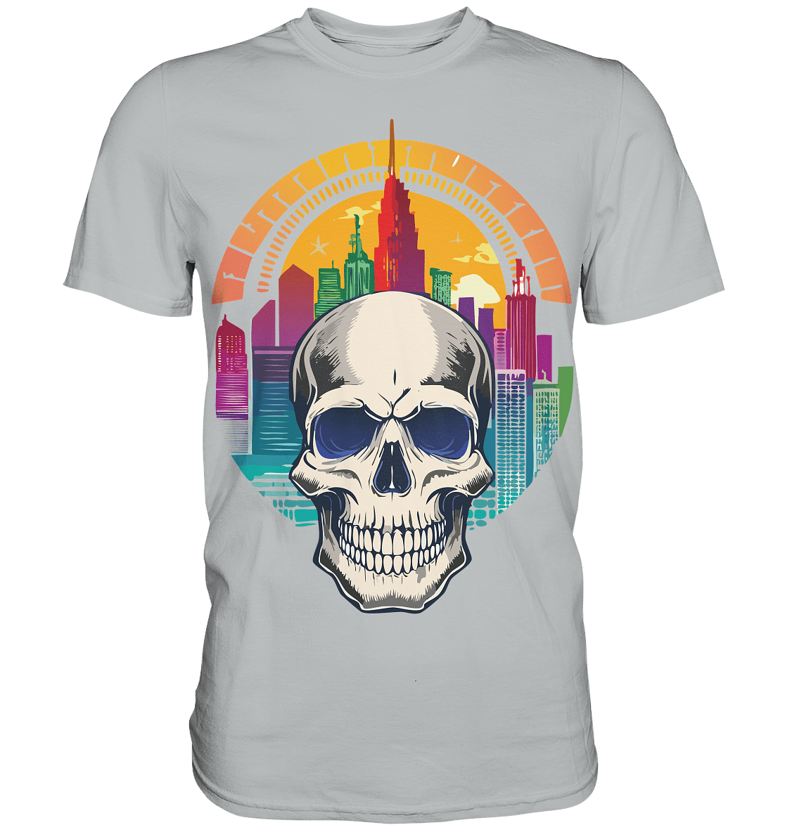 Skull CITY - Premium Shirt - Level TenUnisex - Shirts