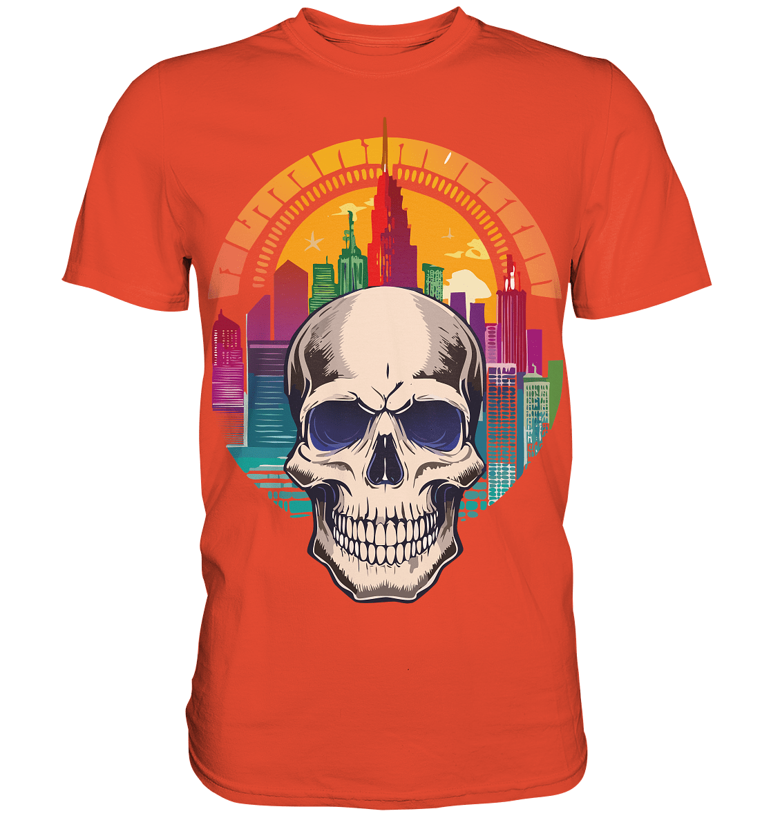 Skull CITY - Premium Shirt - Level TenUnisex - Shirts
