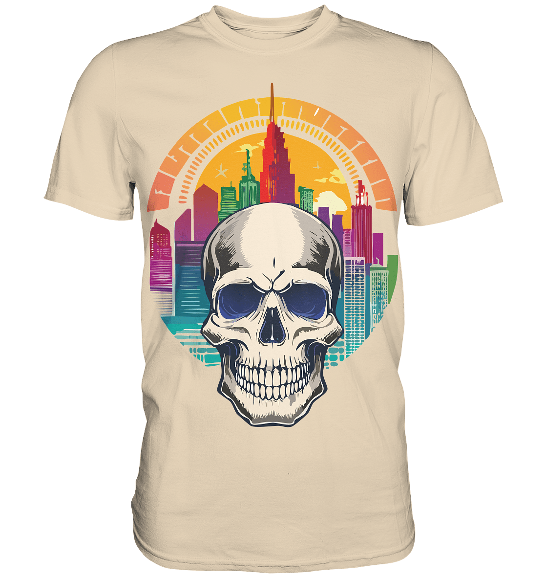 Skull CITY - Premium Shirt - Level TenUnisex - Shirts