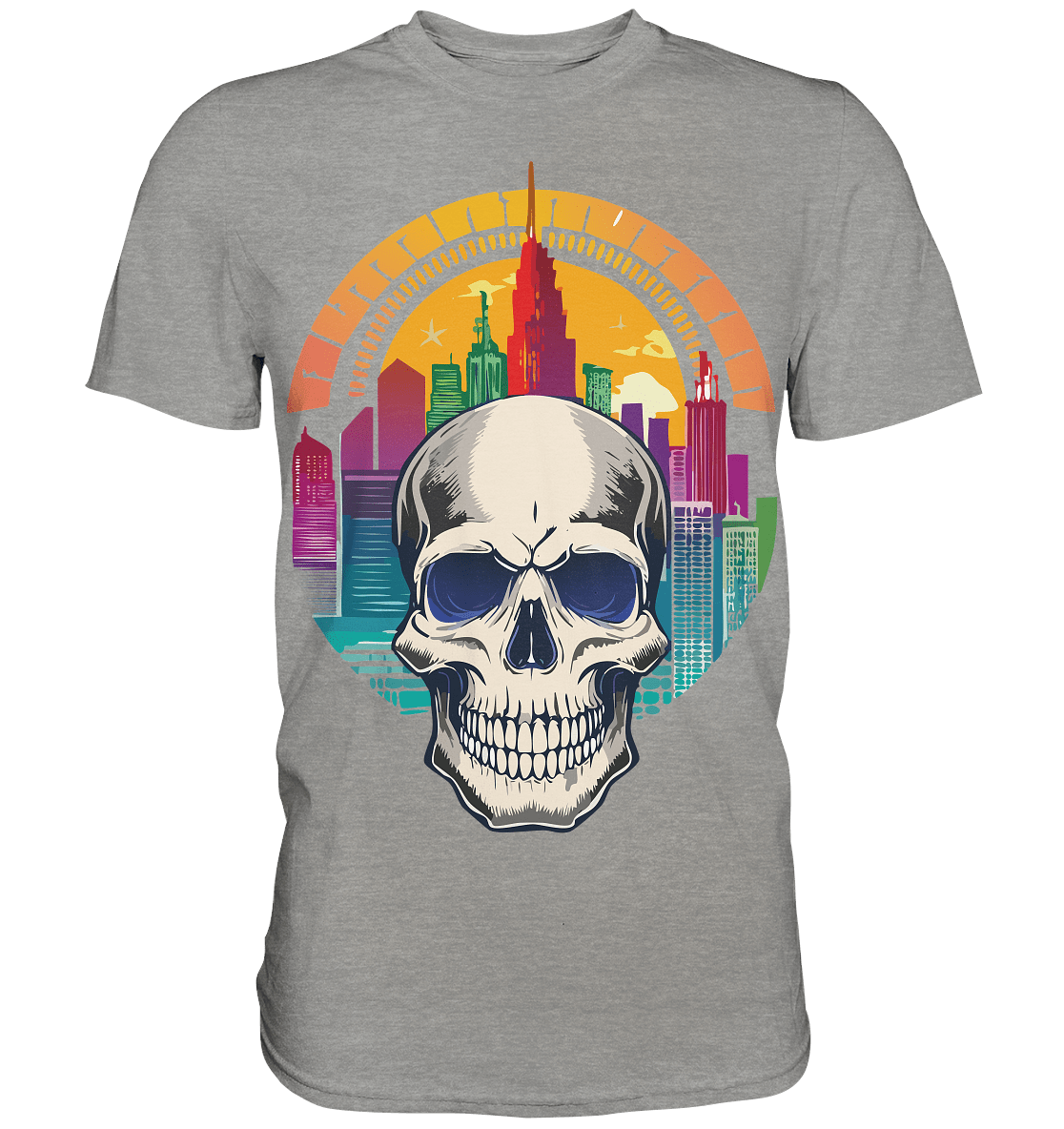 Skull CITY - Premium Shirt - Level TenUnisex - Shirts