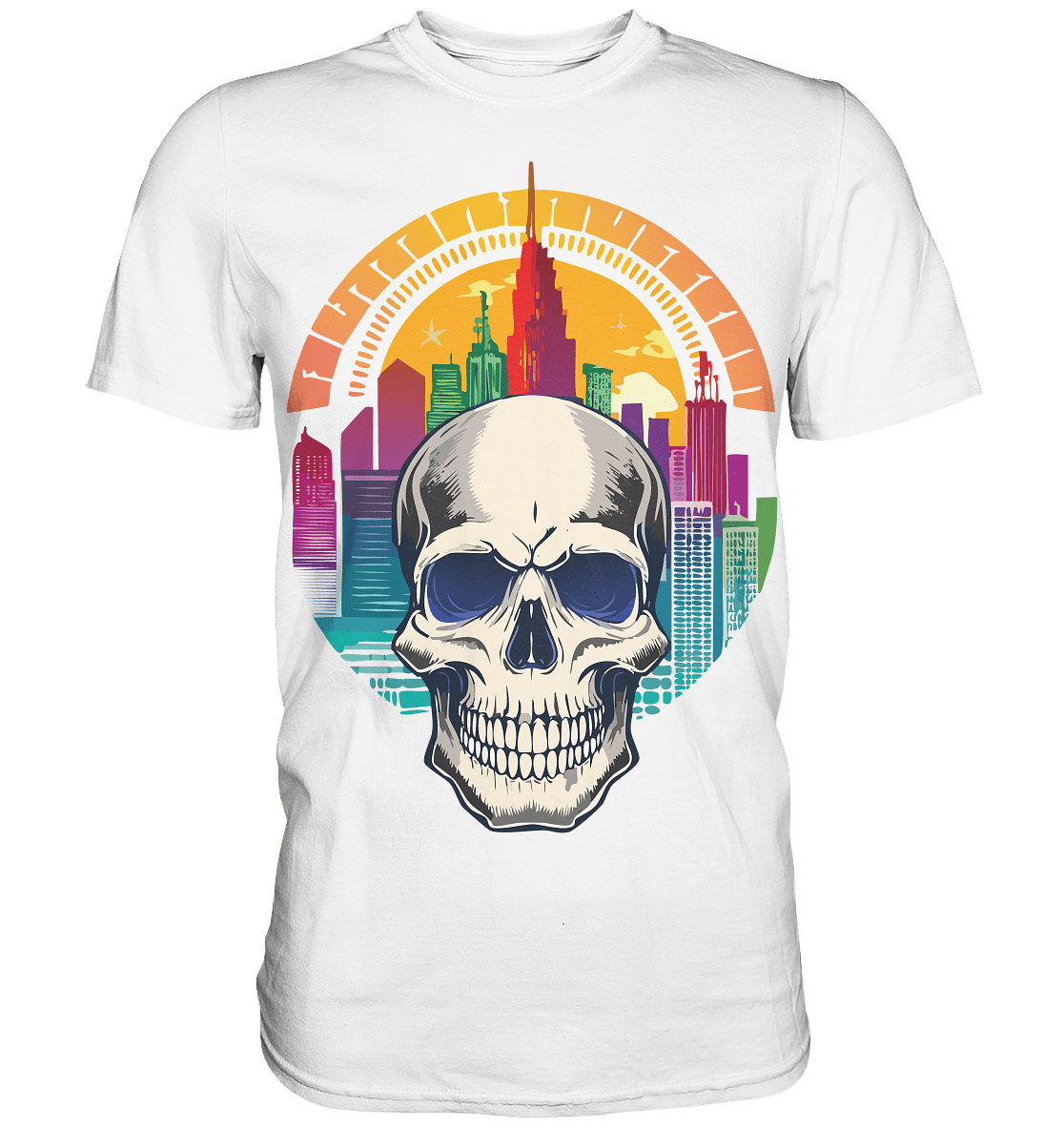 Skull CITY - Premium Shirt - Level TenUnisex - Shirts