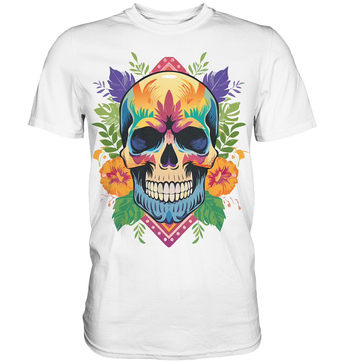 Skull FLOWER - Premium Shirt - Level TenUnisex - Shirts
