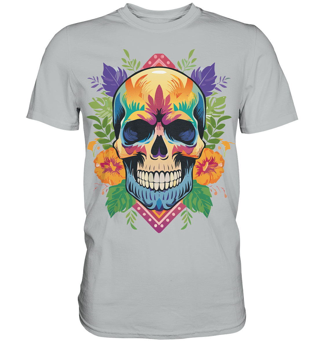 Skull FLOWER - Premium Shirt - Level TenUnisex - Shirts