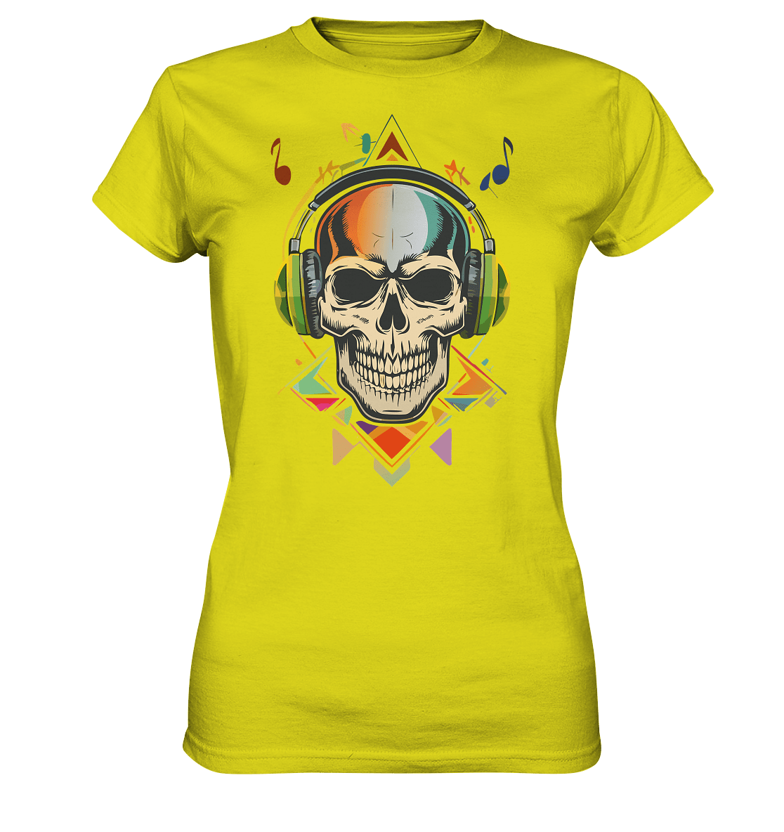 Skull MUSIC II - Ladies Premium Shirt - Level TenLady - Shirts