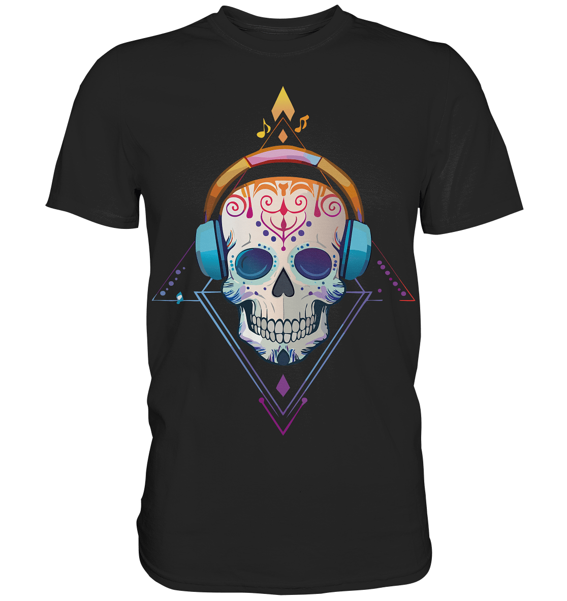 Skull MUSIC - Premium Shirt - Level TenUnisex - Shirts