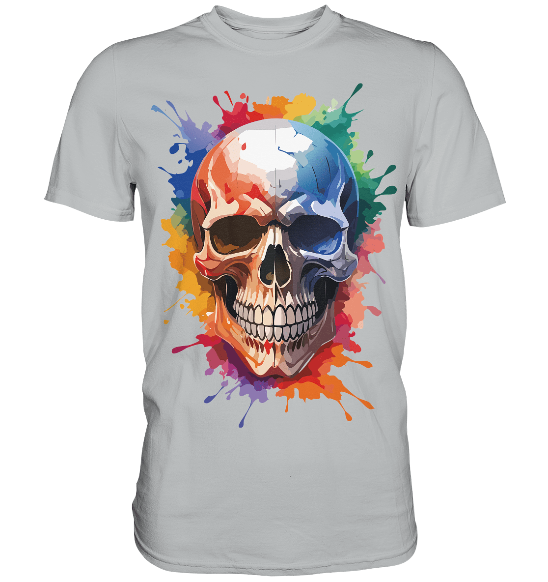 Skull SPLASHEdFIVE - Premium Shirt - Level TenUnisex - Shirts
