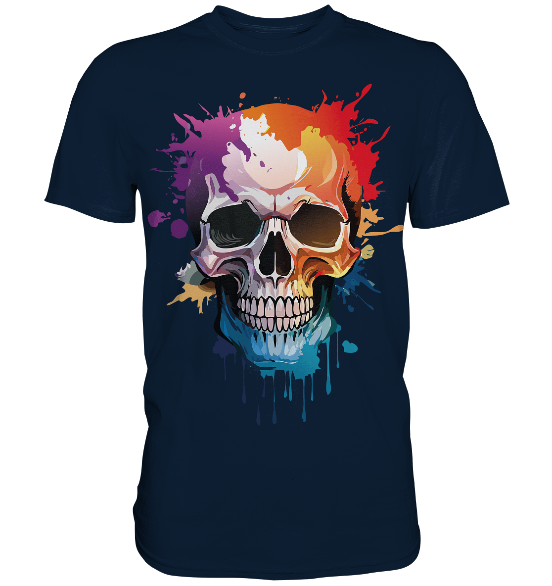 Skull SPLASHEdFOUR - Premium Shirt - Level TenUnisex - Shirts