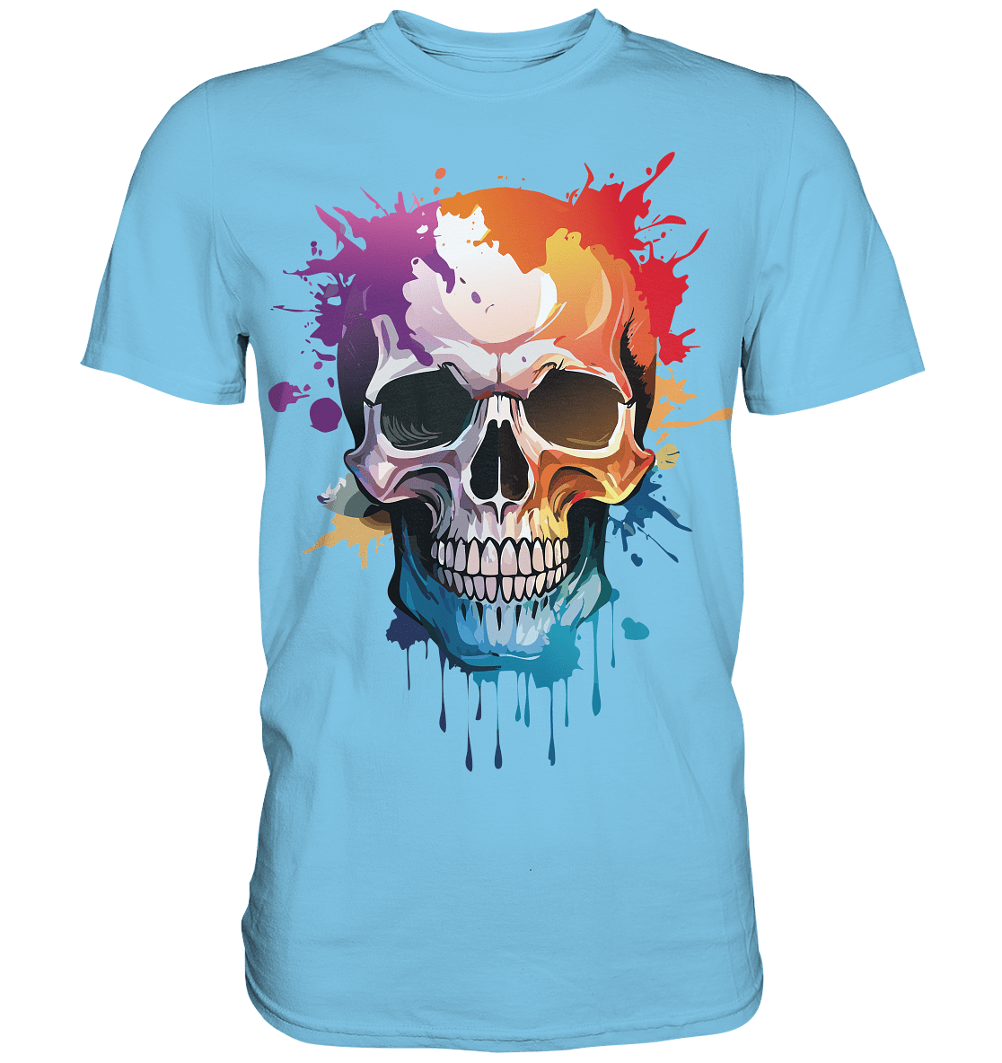 Skull SPLASHEdFOUR - Premium Shirt - Level TenUnisex - Shirts