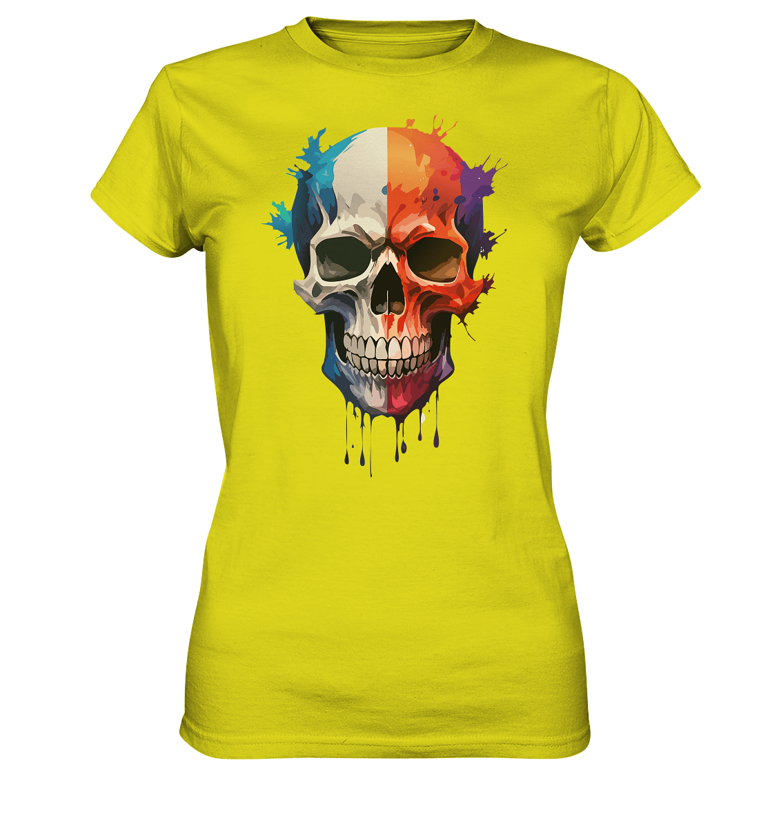 Skull SPLASHEdSIX - Ladies Premium Shirt - Level TenLady - Shirts