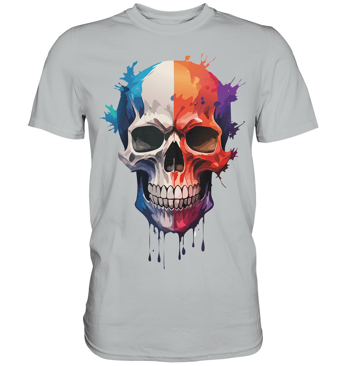 Skull SPLASHEdSIX - Premium Shirt - Level TenUnisex - Shirts