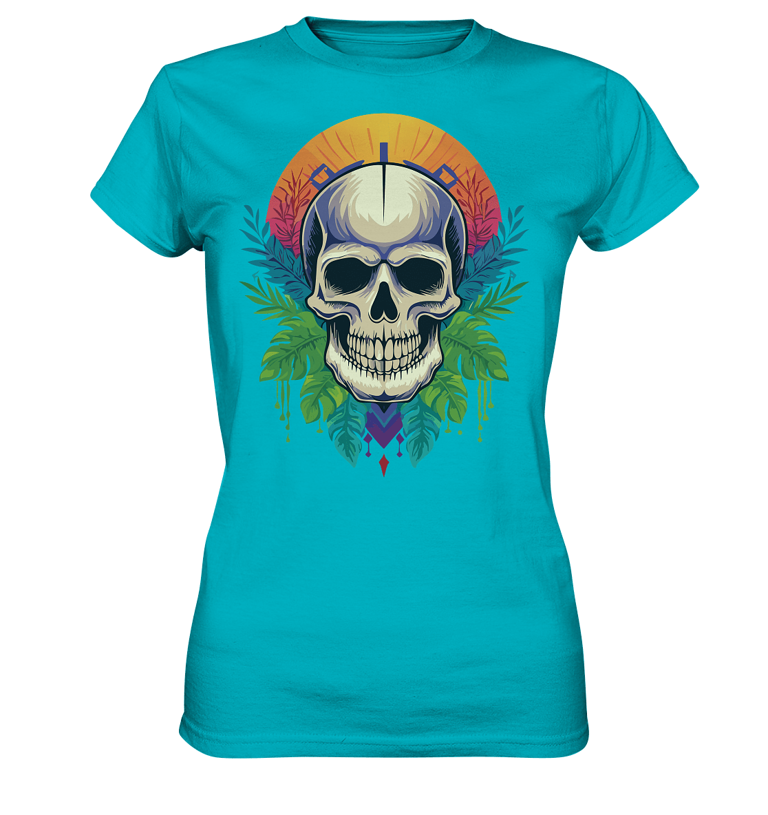 Skull SUN - Ladies Premium Shirt - Level TenLady - Shirts