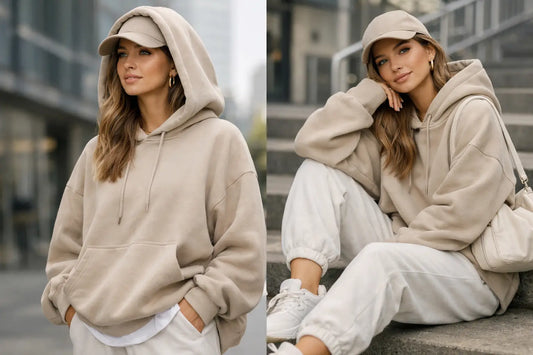 Oversize Streetwear Hoodie Damen richtig stylen