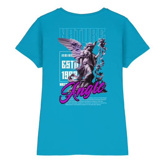 Angle - BACKPRINT - Ladies Premium Shirt