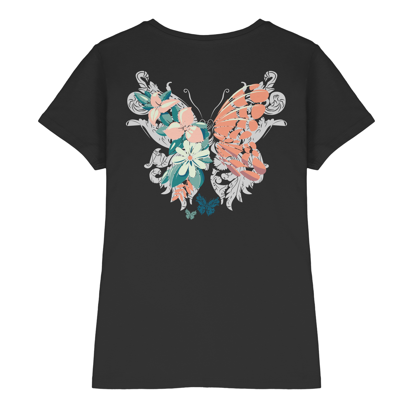 Butterfly - BACKPRINT - Ladies Premium Shirt