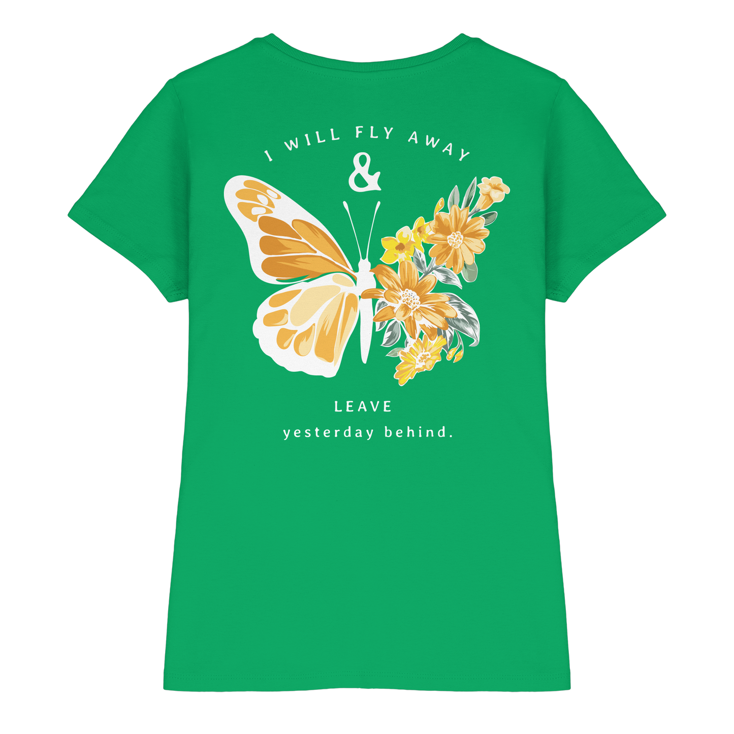 Fly Away - BACKPRINT - Ladies Premium Shirt