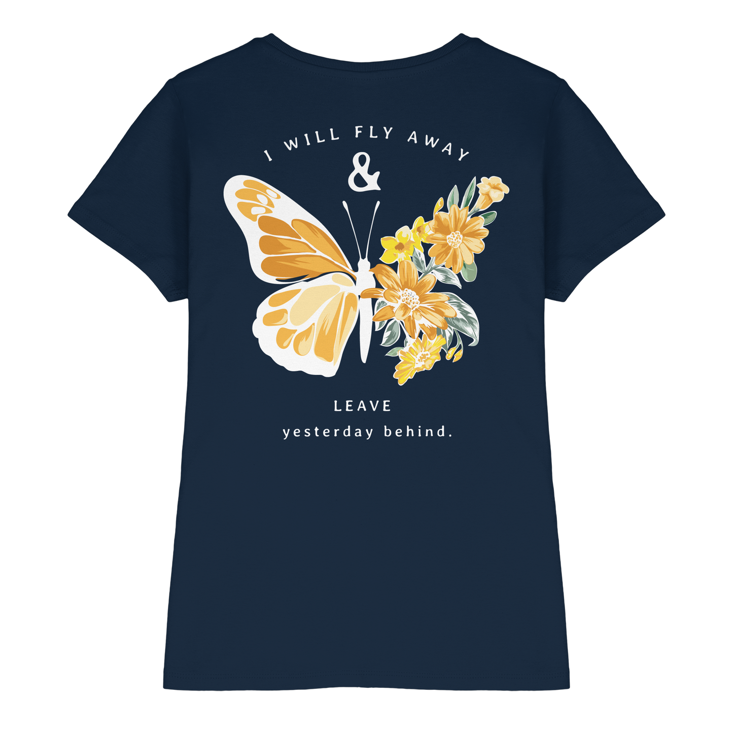 Fly Away - BACKPRINT - Ladies Premium Shirt