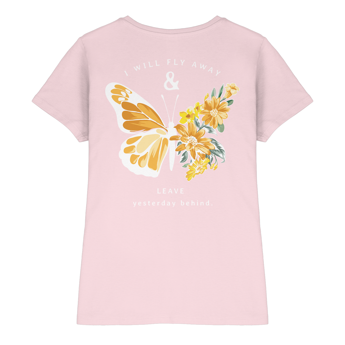 Fly Away - BACKPRINT - Ladies Premium Shirt