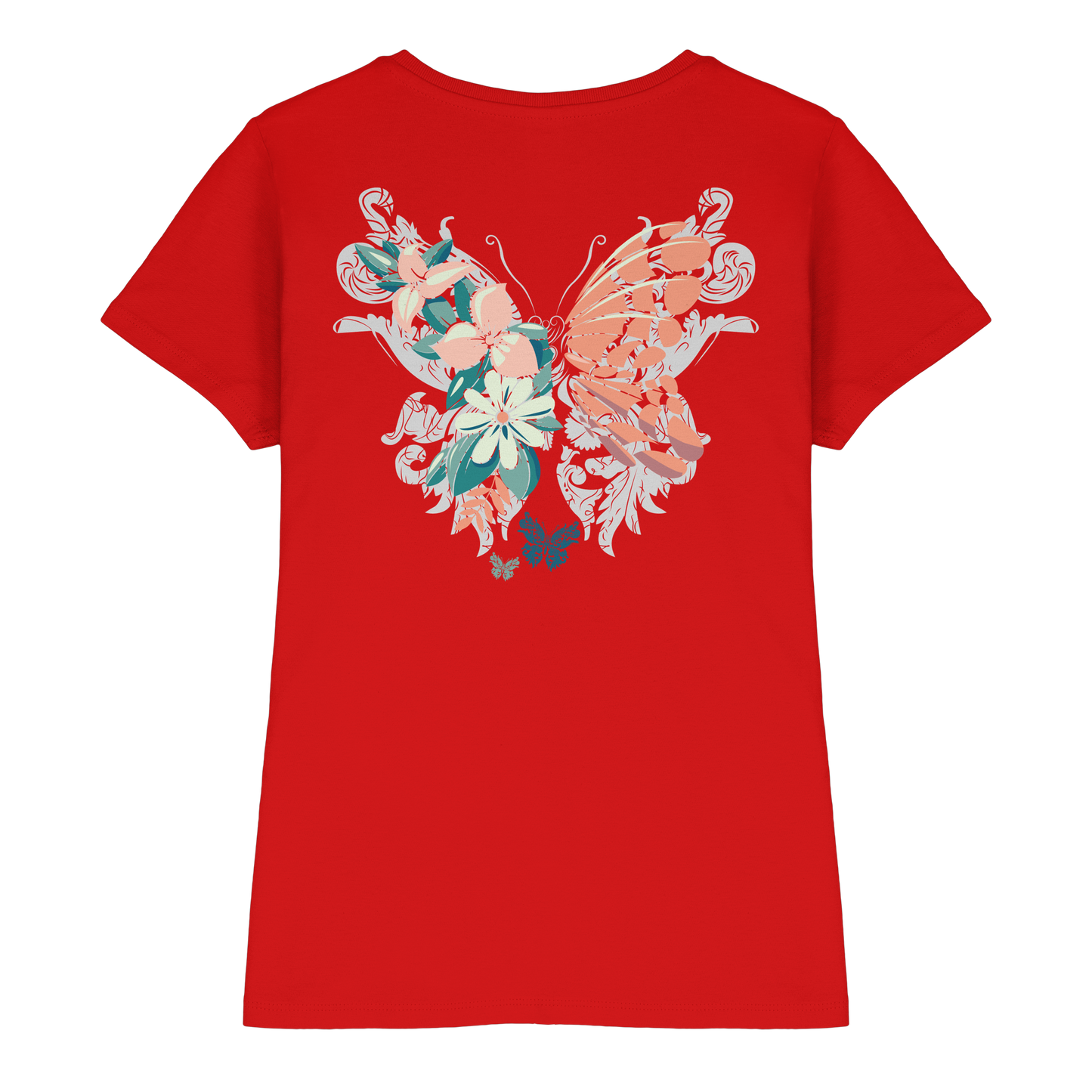 Butterfly - BACKPRINT - Ladies Premium Shirt