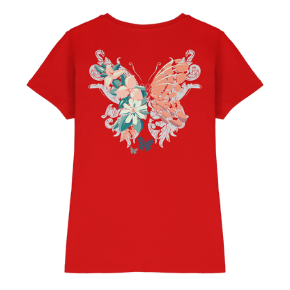 Butterfly - BACKPRINT - Ladies Premium Shirt