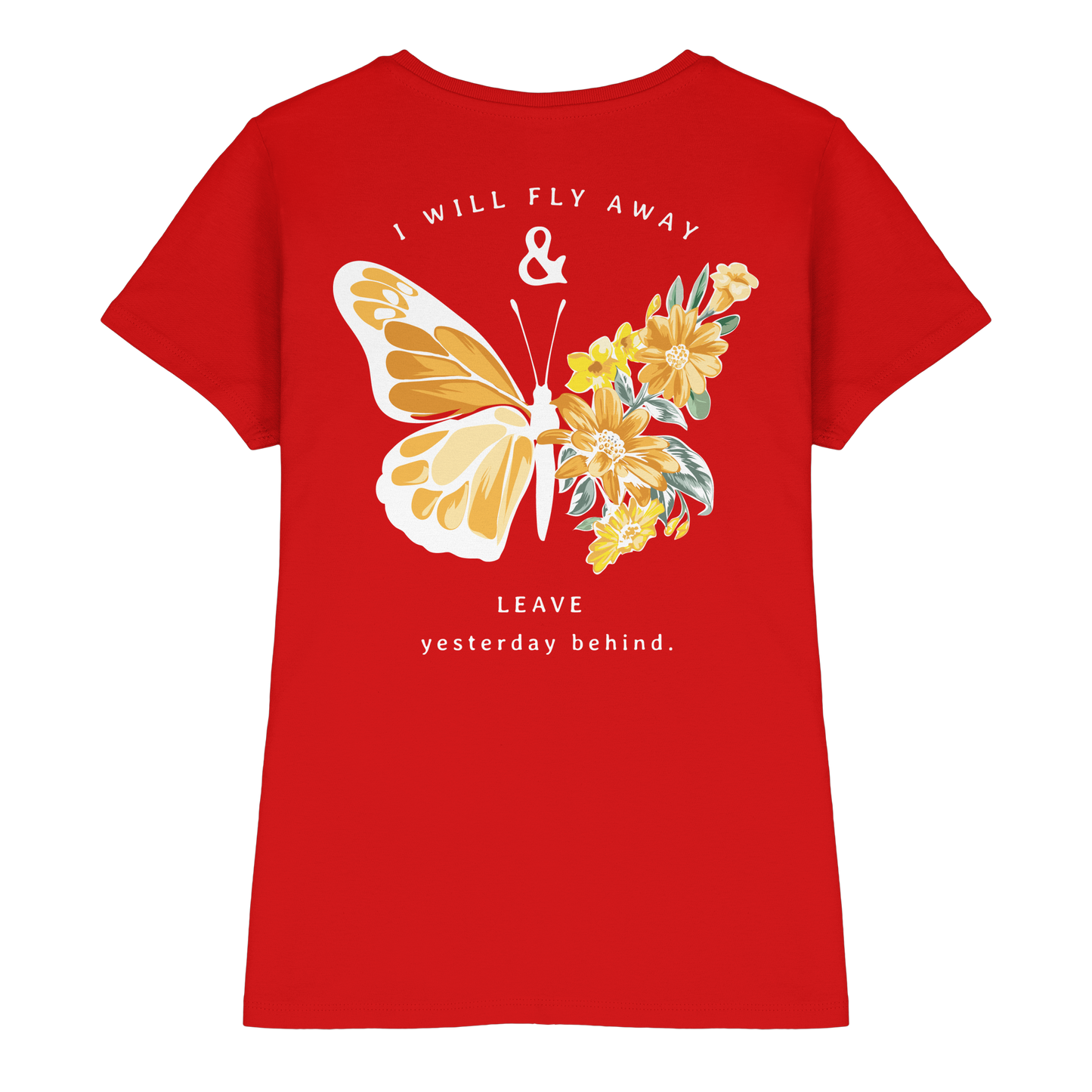 Fly Away - BACKPRINT - Ladies Premium Shirt