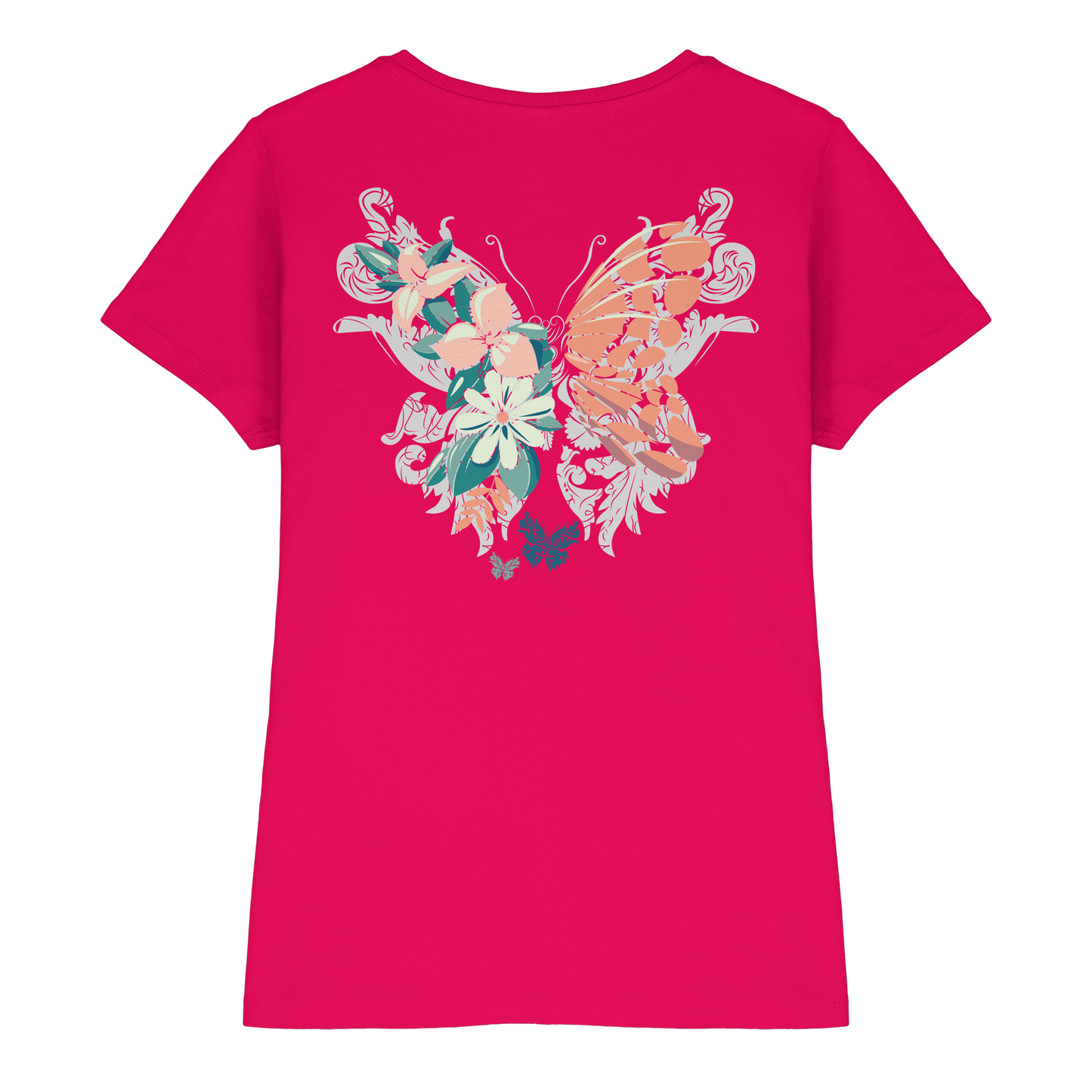Butterfly - BACKPRINT - Ladies Premium Shirt