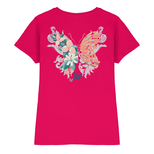 Butterfly - BACKPRINT - Ladies Premium Shirt