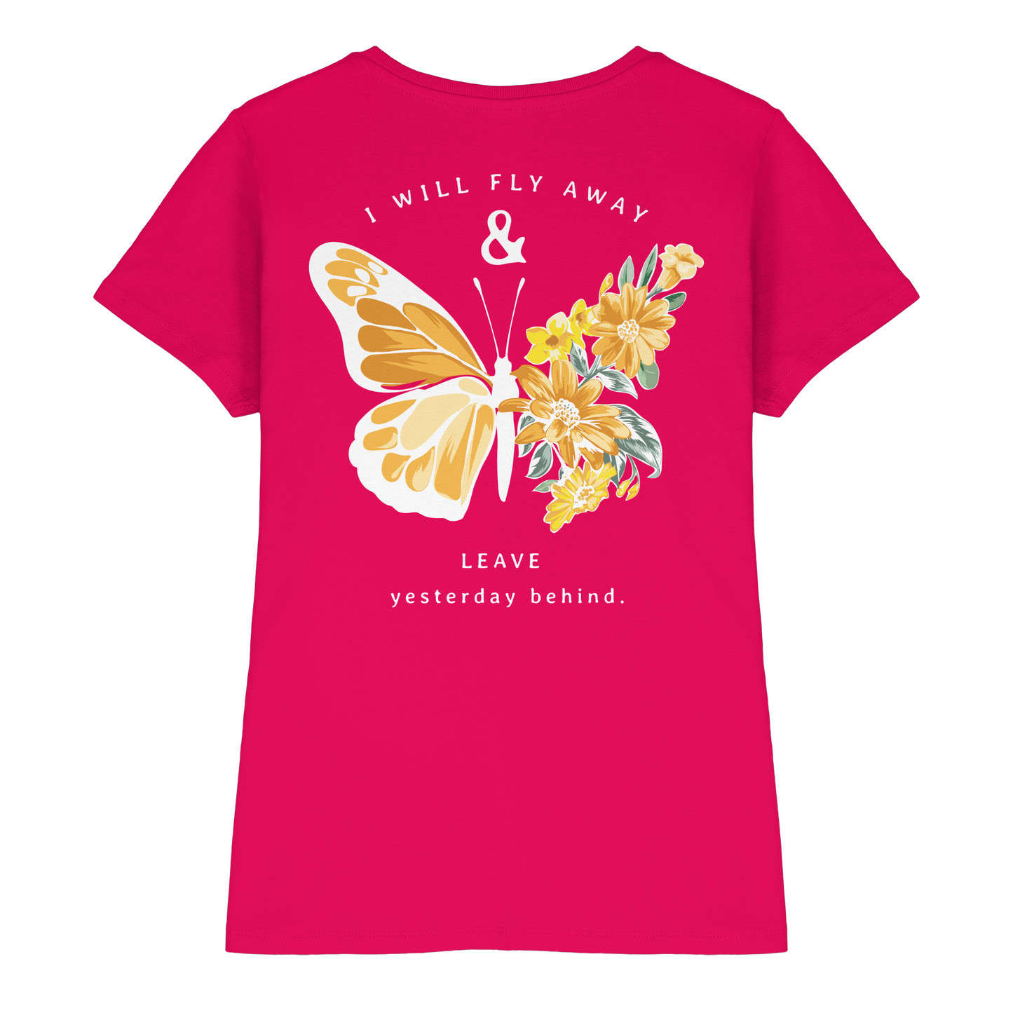 Fly Away - BACKPRINT - Ladies Premium Shirt