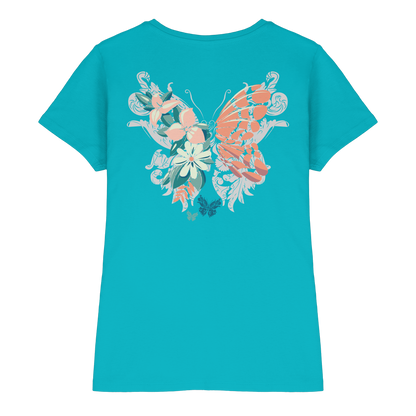 Butterfly - BACKPRINT - Ladies Premium Shirt