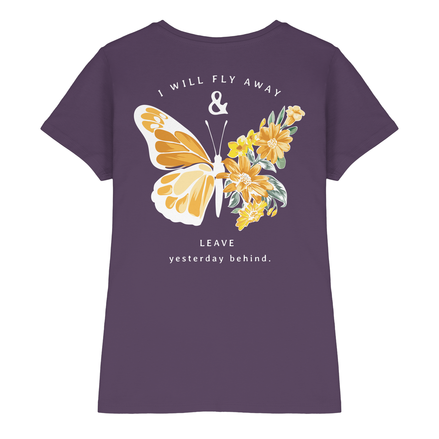Fly Away - BACKPRINT - Ladies Premium Shirt
