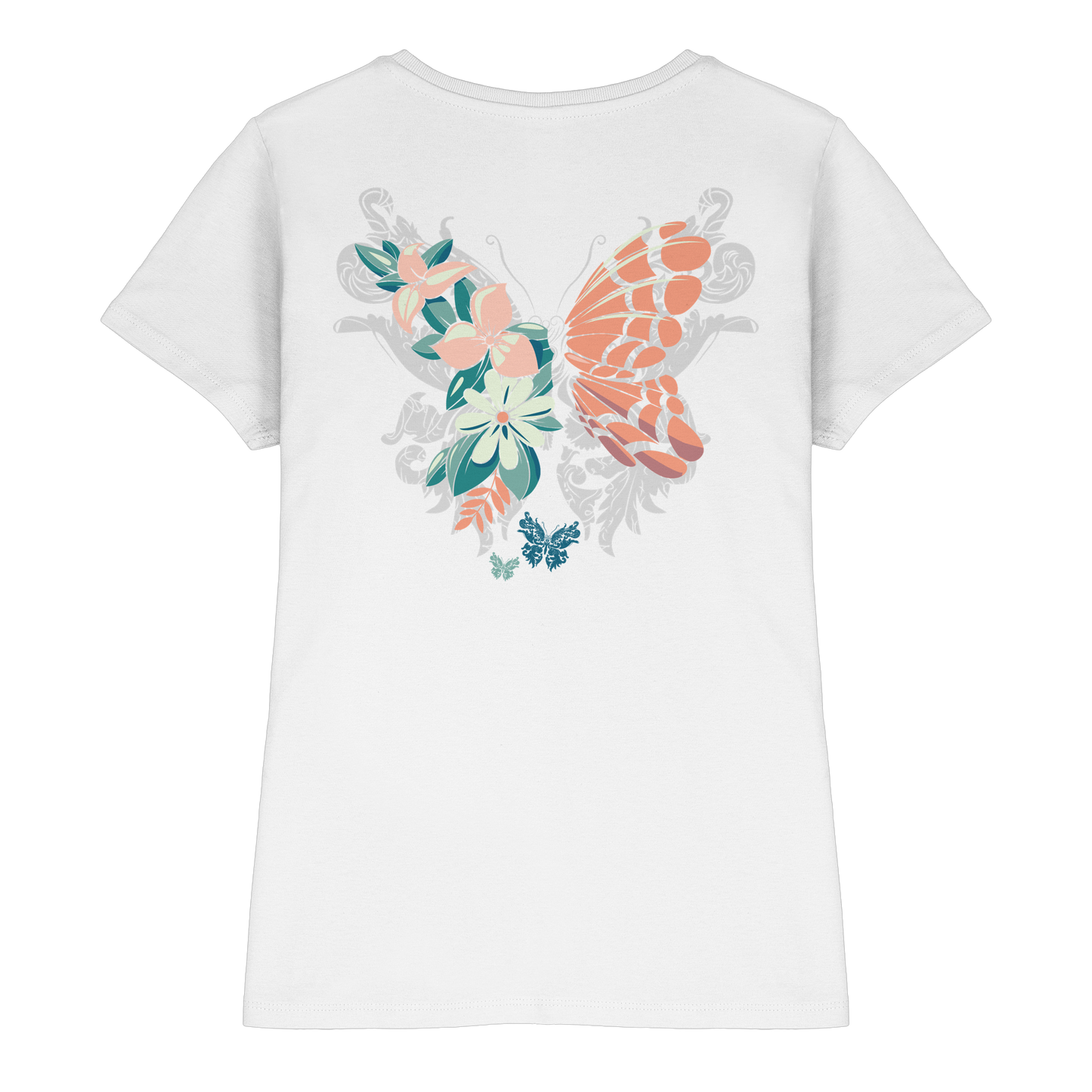 Butterfly - BACKPRINT - Ladies Premium Shirt