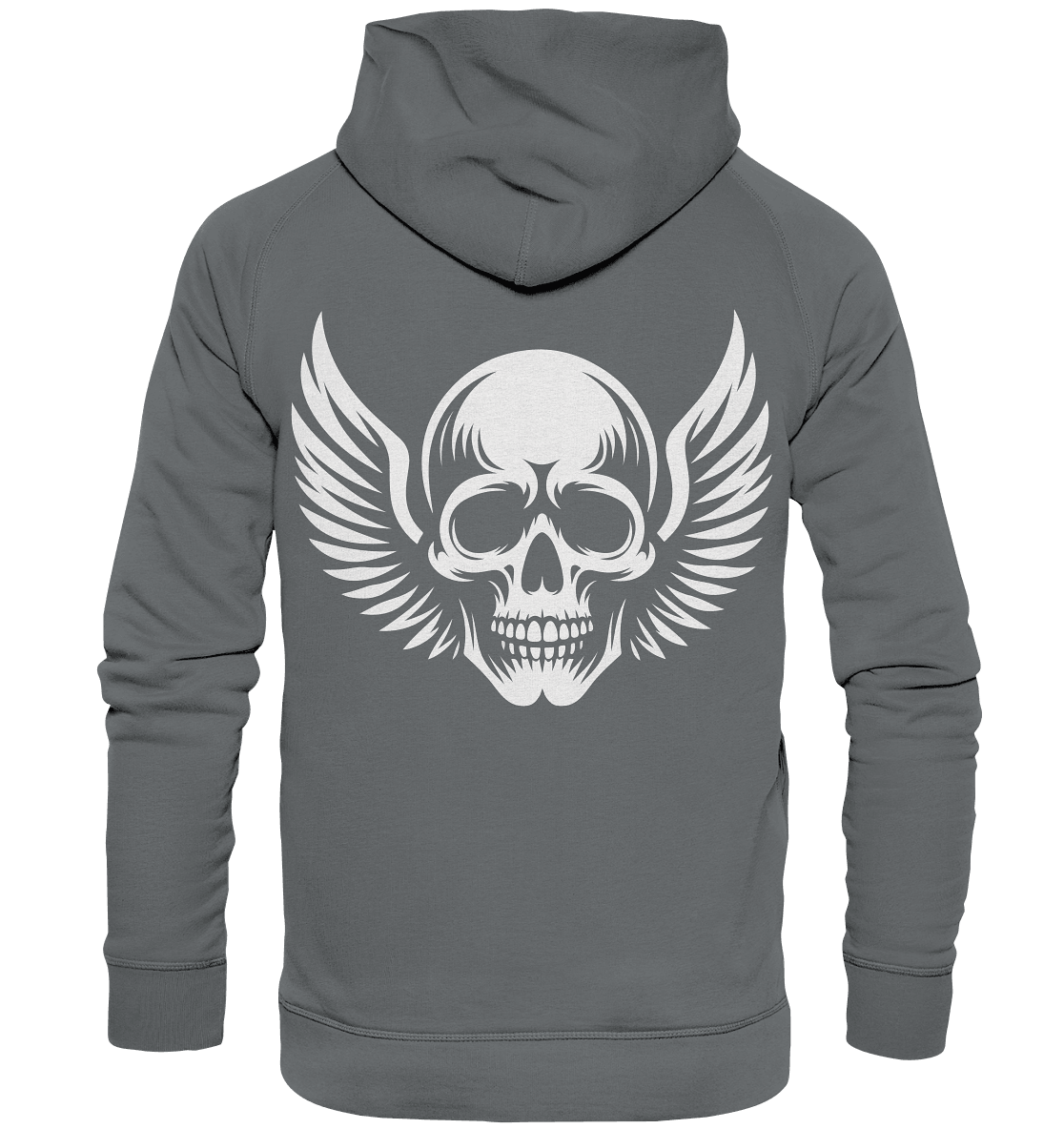 Flying Skull White - Basic Unisex Hoodie - Level TenHoodies