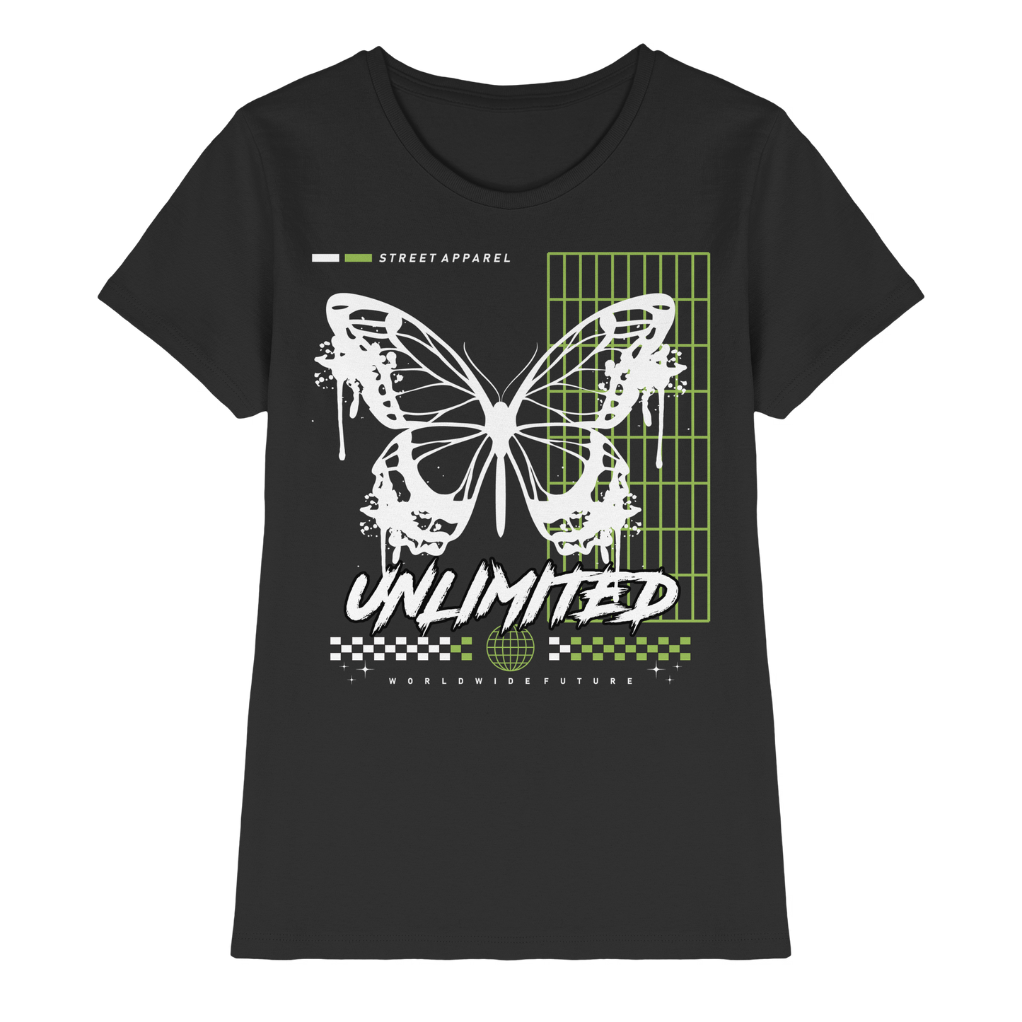 Unlimted Butterfly - Ladies Premium Shirt