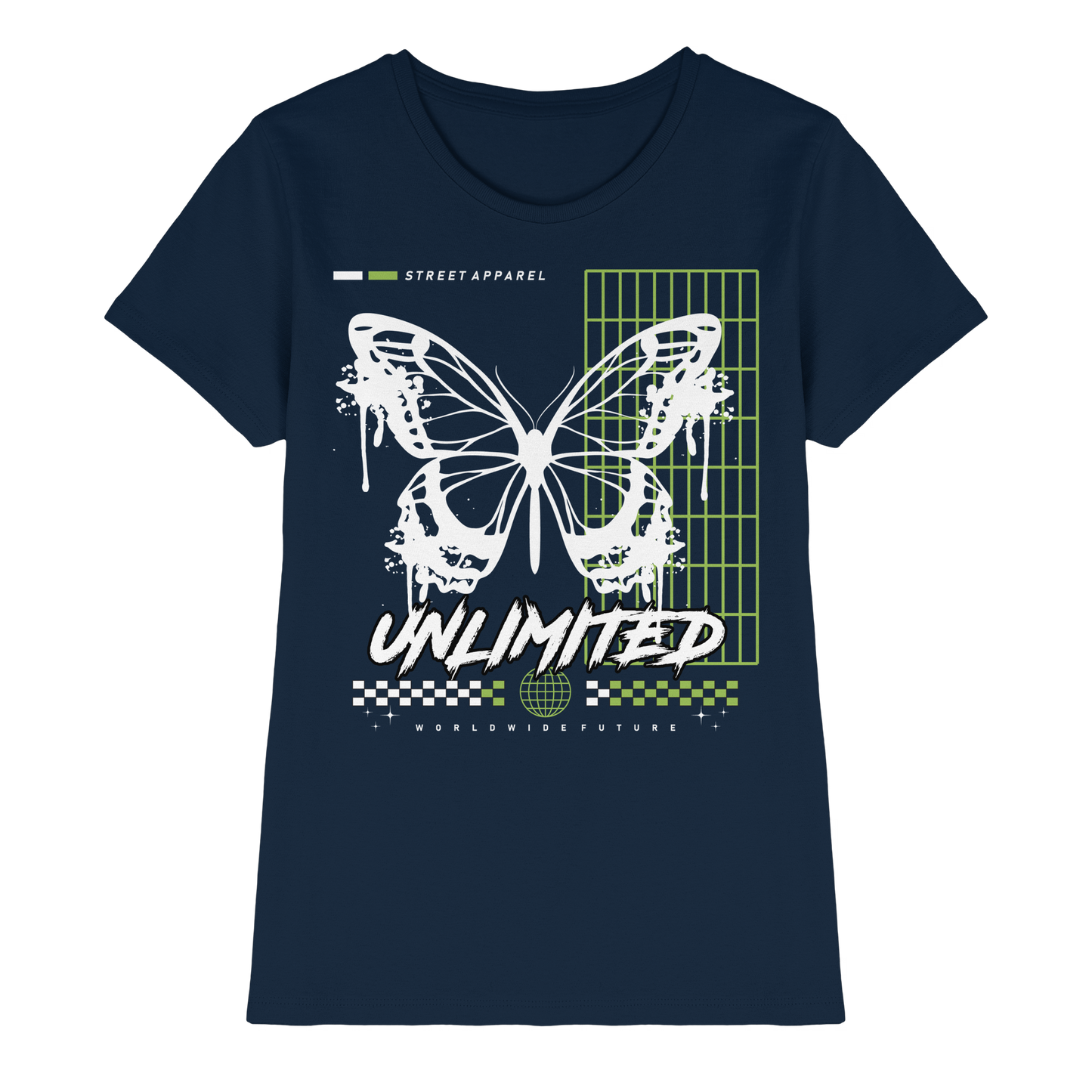 Unlimted Butterfly - Ladies Premium Shirt