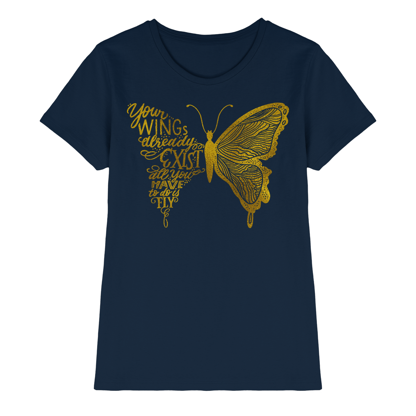 Butterlfy - Ladies Premium Shirt